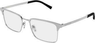 Gucci Demo Rectangular Mens Eyeglasses GG2136O 005 58