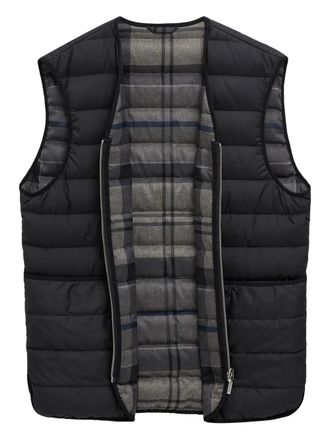 Barbour zip quilted jacket - Black