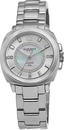 Akribos XXIV Akribos Xxiv Womens Boyfriend Diamond Watch