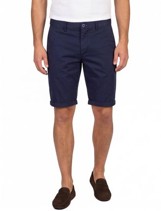 N-Z-A- NEW ZEALAND AUCKLAND Donkerblauwe korte broek New Zealand katoen met omslag