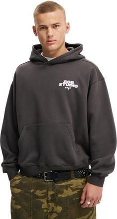 Cotton On Mens Box Fit Graphic Hoodie in Faded Slate Worlwide 858 at Nordstrom, Size Xx-Large