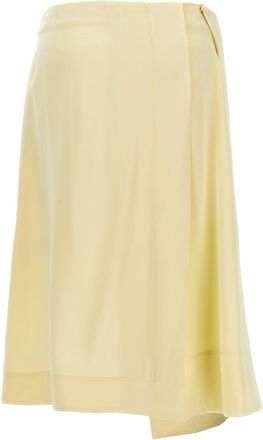 Jil Sander Satin Skirt - Cream
