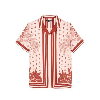 Cult of Individuality CUBAN SHORT SLEEVE WOVEN SHIRT