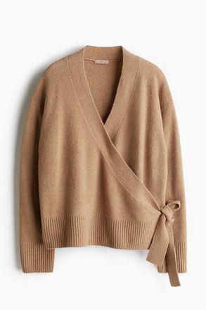 H&M Wickelcardigan - Beige
