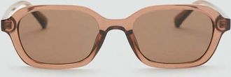 Mango Occhiali da sole montatura semitrasparente rosa pastello - Donna - Taglia unica - MANGO