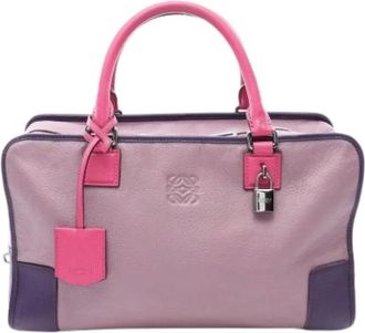 Loewe Pre-owned Handbag - Dames - Vintage Handtas - Roze - ONE Size - Leer - Vintage