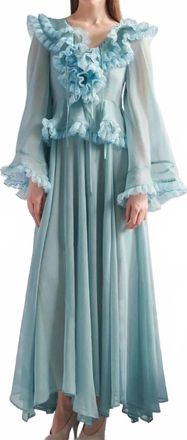 Celia B Bliss Dress In Aqua