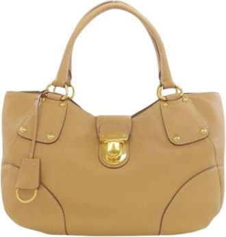 Prada Pre-owned Handbags, female, Beige, Size: ONE SIZE Pre-owned Vintage Handbag