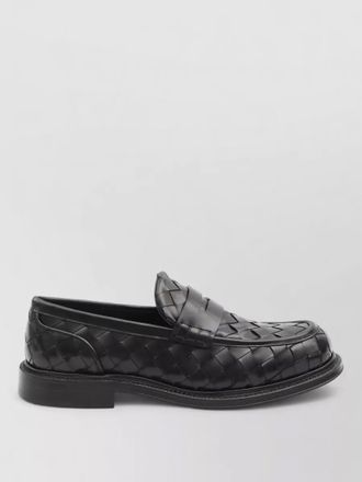 Bottega Veneta leather james loafers