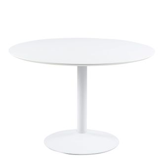Furniture To Go Ibiza Round Dining Table in White