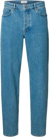 Selected Broeken - Heren - Loose Fit Jeans - Blauw - W34 - Jeans
