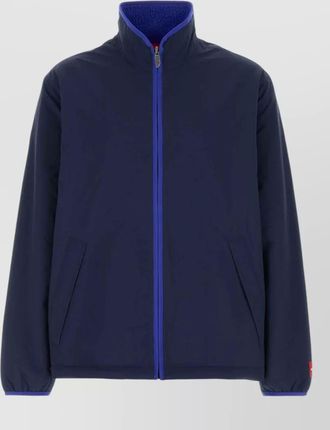 The North Face nylon reversible jacket high collar pockets