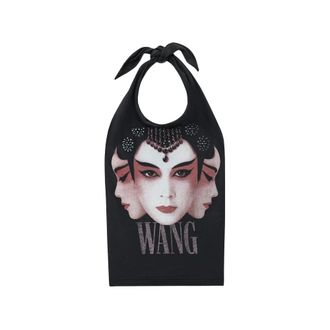 Alexander Wang Draped Cowl Halter Top - Dames - Tops - Zwart - Maat: S