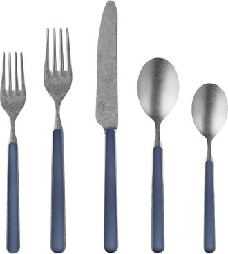 Mepra Fantasia Pewter Flatware Set - 20 Pieces in Cobalt at Nordstrom