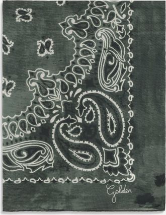 Golden Goose Foulard Golden in seta stampata paisley Woman UNI