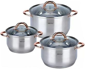 OEM Juego De Cocina Kinghoff Kh-1762 6 Piezas