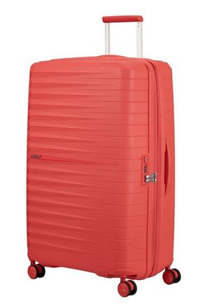 American Tourister Fastfoward Expandable Hardside 30 Checked Spinner in Sunset Coral at Nordstrom