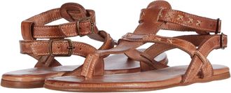 Bed St&uuml; Womens Bed St&Atilde;.25 Moon F373152-915 Thong Tan Dip Dye Leather Sandals GAL2075