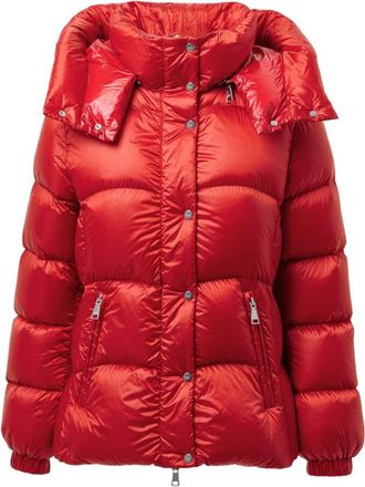 Add Pufferjas met afneembare capuchon - Dames - Gewatteerde jassen - Rood - XL - Jassen