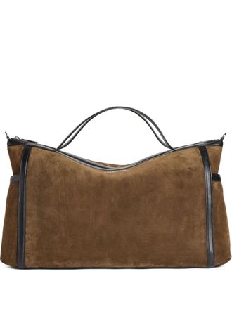 Dsquared2 Keep A Go holdall - men - Calf Suede - One Size - Brown