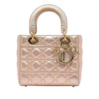 Dior Pre-owned Lady Dior - Dames - Pre-owned - Roze - Maat: ONE Size Leer