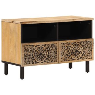 vidaXL Mueble De Tv Madera Maciza De Mango 70x33x46 Cm Vidaxl