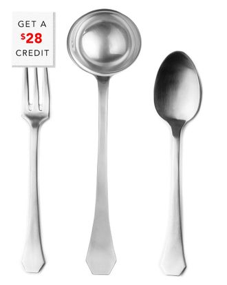 Mepra Moretto Ice 3Pc Serving Set With $28 Credit