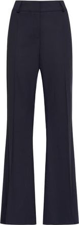 Maison Common Bootleg Trousers In Cool Wool in Black at Nordstrom, Size 42