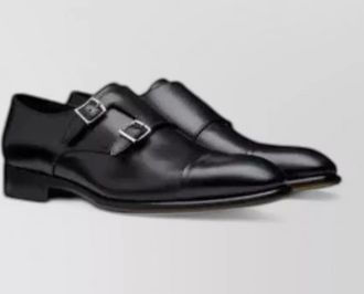Doucal's leather monk shoes