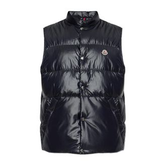 Moncler Vests, male, Blue, Size: 2XL Restigo Down Vest