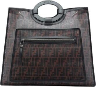 Fendi Pre-owned Mesh fendi-bags - Dames - Vintage Shopper - Bruin - ONE Size - Vintage