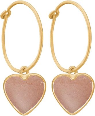 Frk. Lisberg Accessoires, Dames, Geel, ONE Size, Oorbellen