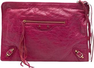Balenciaga Pre-owned Clutches, female, Pink, Size: ONE SIZE Pre-owned Vintage Clutch