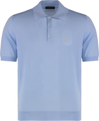 Prada Hombre, Camisetas, Azul, Talla: M
