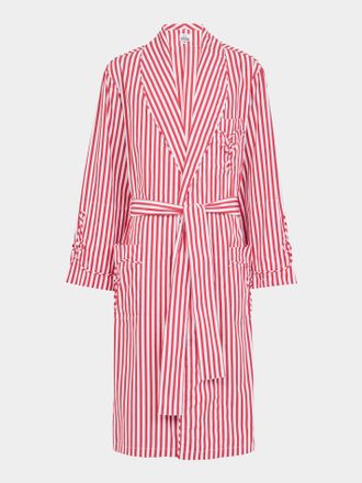 S&eacute;bline Frogging Hand-Embroidered Cotton Robe