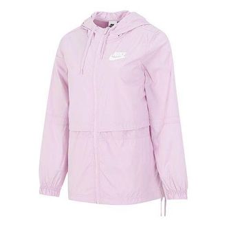 Nike (WMNS) Nike AS W Nike Sportswear RPL ESSNTL WVN JKT Jacket Regal PINK AJ2983-695