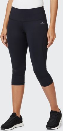 Venice Beach Trainingstights VENICE BEACH CAPRI TIGHTS NOMINA, Damen, Gr. XXXL (48), N-Gr, schwarz, Jersey, Obermaterial: 91% Polyamid, 9% Elasthan, unifarben, Hos