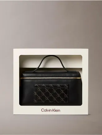 Calvin Klein Womens Beauty Case Gift Set - Black
