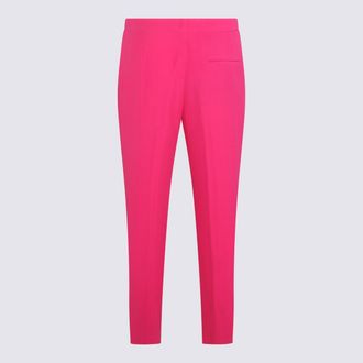 Alexander McQueen Womens Trousers Orchid Pink _vi Ac