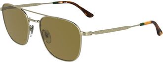 Lacoste Zonnebril L269S in Geel - unisex - Zonnebrillen - Geel - 55 MM - Accessoires