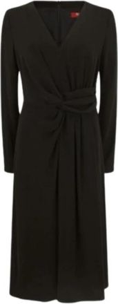 Max Mara Mammola Jurk - Dames - Casual kleedjes - Zwart - L - Kleedjes