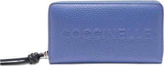 Coccinelle Portafoglio con logo goffrato - Blu