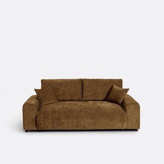 La Redoute Interieurs 2-zits rechte bank in gevlamd chenille, GALENE