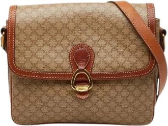 Celine Pre-owned Cross Body Bags, female, Brown, Size: ONE SIZE Pre-owned Plastic Cross Body Bag
