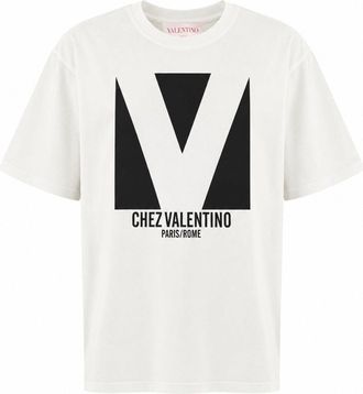 Valentino Chez Valentino Print T Shirt