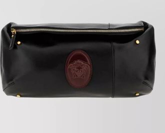 Versace nappa leather lou belt clutch bag