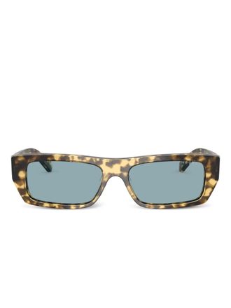 Vogue Eyewear Occhiali rettangolari tartarugati - Marrone