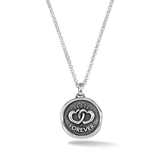 Dower & Hall Mens Forever Hearts Talisman Necklace