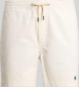 Polo Ralph Lauren Regular Fit Shorts aus Kordsamt in Offwhite, Gr&ouml;&szlig;e XXL