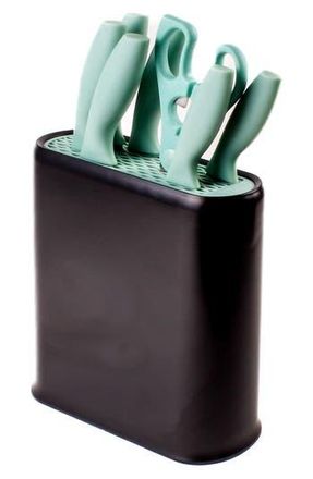 Berghoff INTERNATIONAL Complete Knife Set in Mint/Grey at Nordstrom Rack